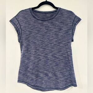 Lululemon Women's Navy Blue Lightweight Athletic Shirt